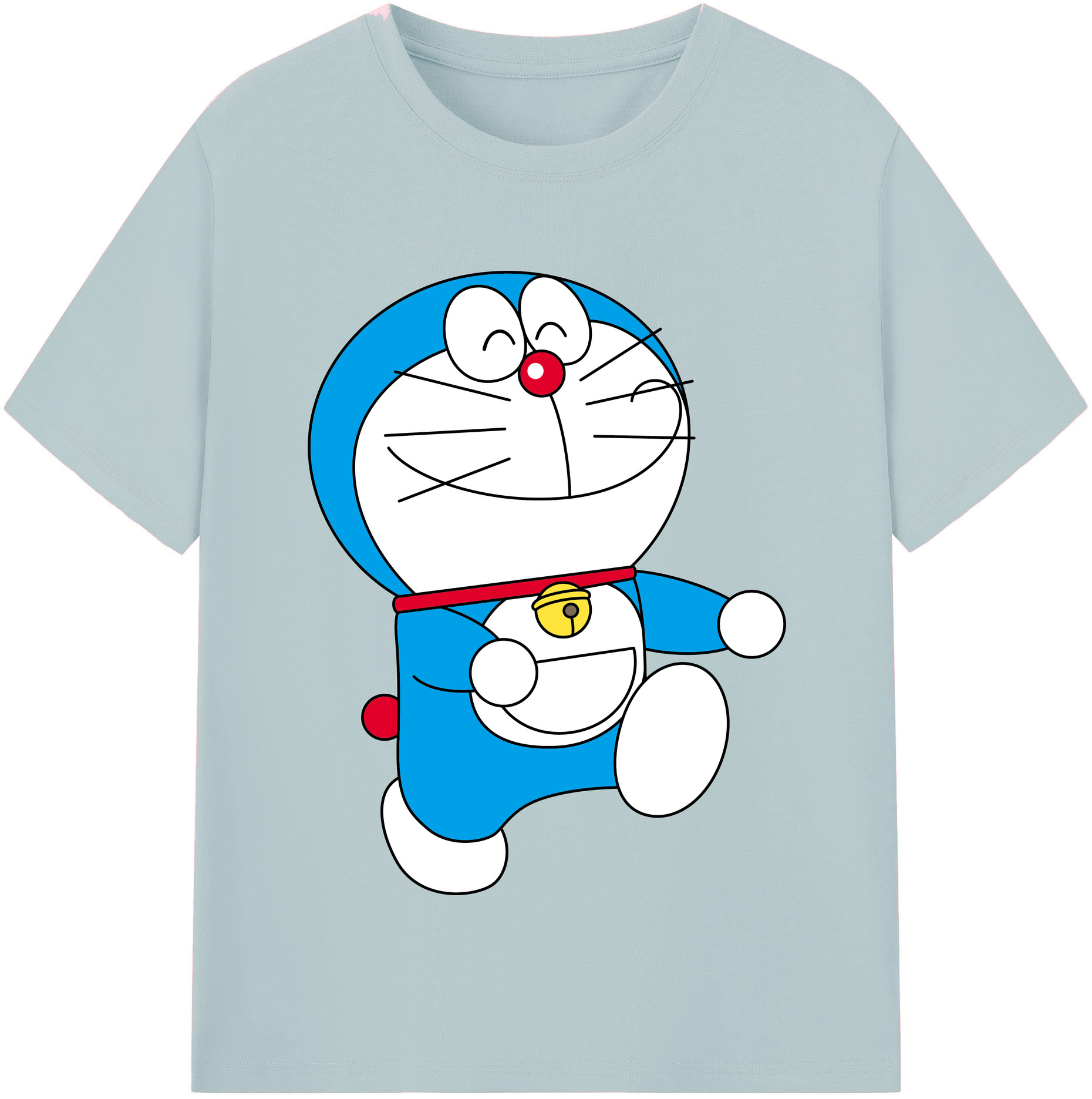 （画像用） ドラえもん Doraemon 綿100％半袖Tシャツ（フロントプリント）